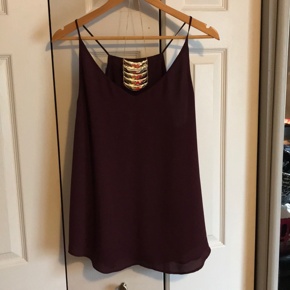 SALE! LOFT Strappy Cami in Mauve Rose